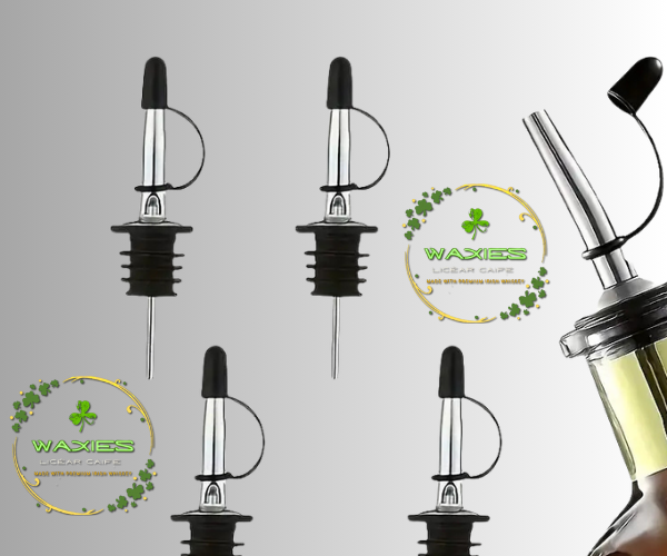 Two Precision-engineered bottle pourers
